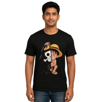 Friendly looks anime Printed Cotton T-Shirt | Regular Fit, Round Neck, Half Sleeves t shirt
