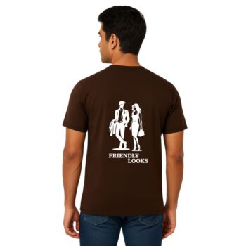 Friendly Looks Cotton Printed T-shirt | Regular Fit Round Neck cotton T-Shirt