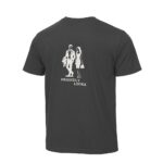 Olive Green printed t-shirt (DARK)