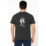 Olive Green printed t-shirt (DARK)
