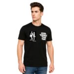 black Printed T-shrit (Good thinks) (3)