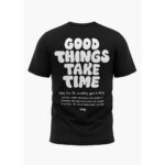 black Printed T-shrit (Good thinks) (3)
