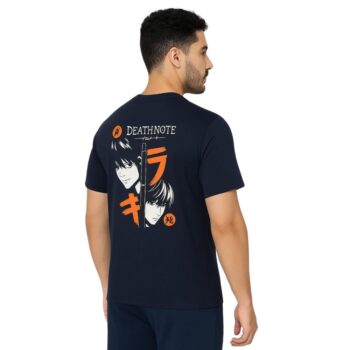 Friendly Looks Anime Printed Cotton T-Shirt for Men |  DEATHNOTE Printed T-Shirt