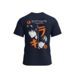 blue Printed T-shrit (anime) (2)