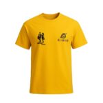 yellow printed Tshirt (anime) (1)