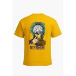 yellow printed Tshirt (anime) (1)